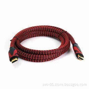 HDMI 19-pin Male to Male Cables with Molding Type, Supports Up to 480, 720 and 1,080P Resolutions